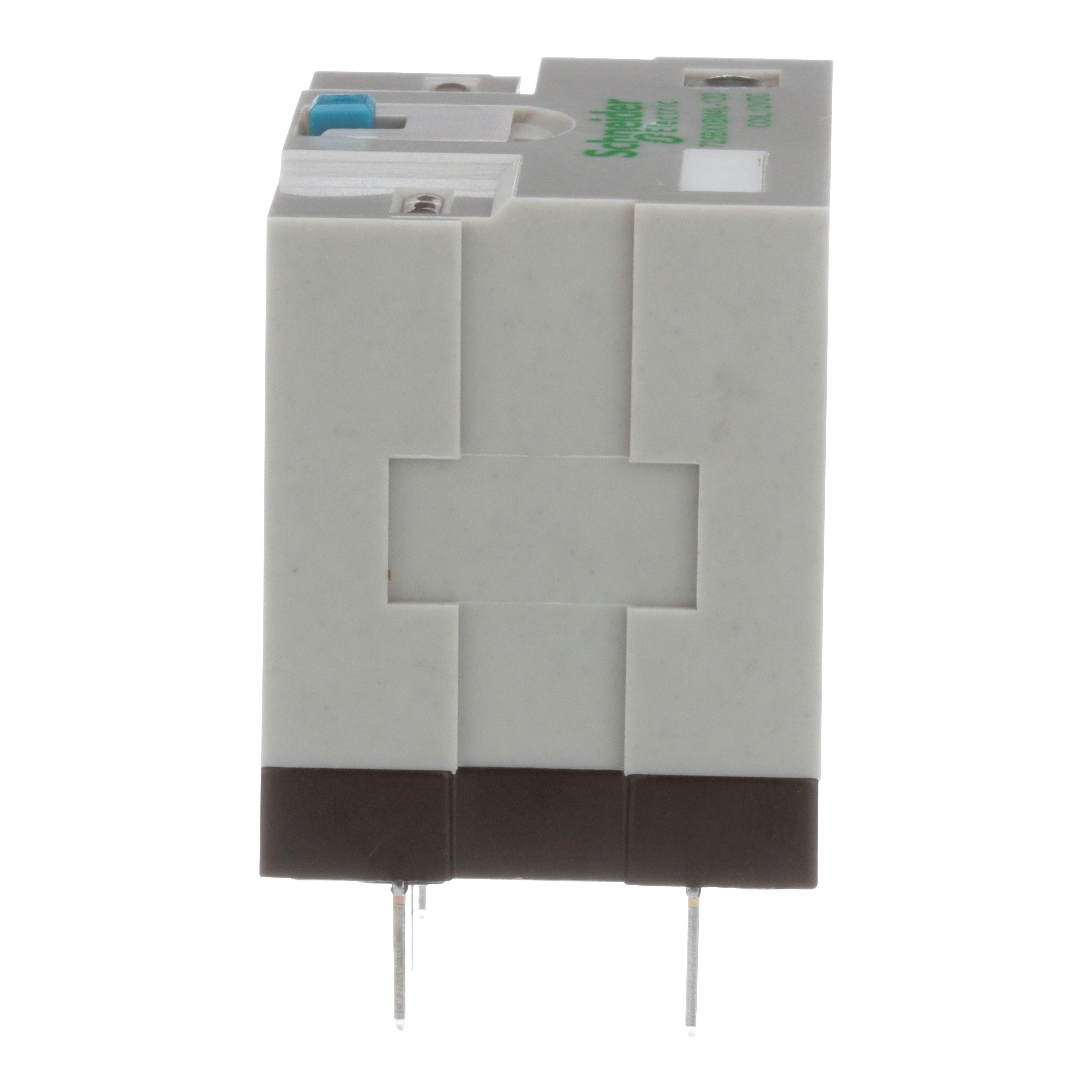 725BXXBM4L-12D SQD POWER RELAY, SE RELAYS, 25A, 2NO, 12VDC, LED, FLAG INDICATOR, LOCKING PUSH BUTTON, BLADE TERMINAL, PLUG-IN SOCKET MOUNT
