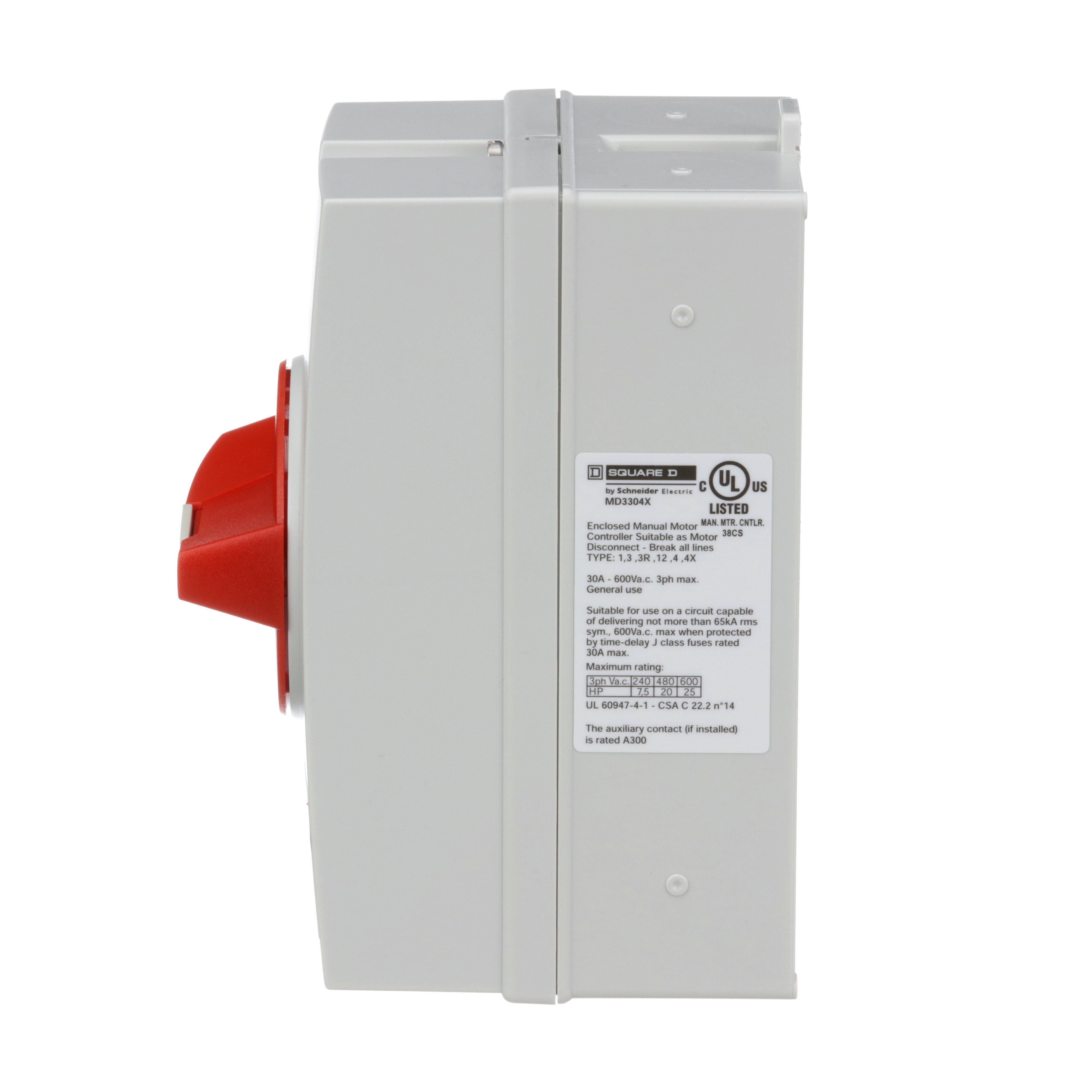 MD3304X SQD SWITCH MOTOR DISCONNECT