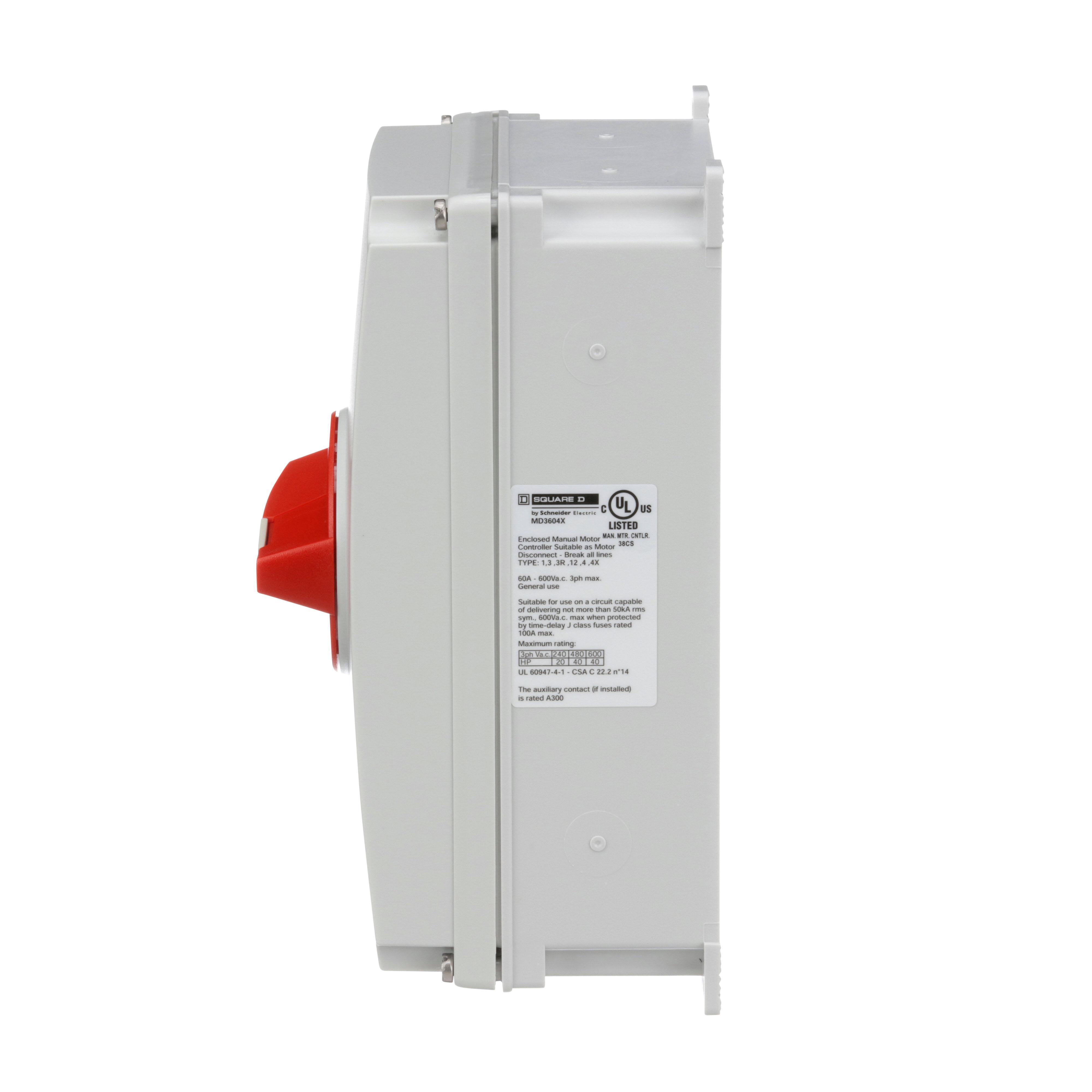 MD3604X SQD SWITCH MOTOR DISCONNECT