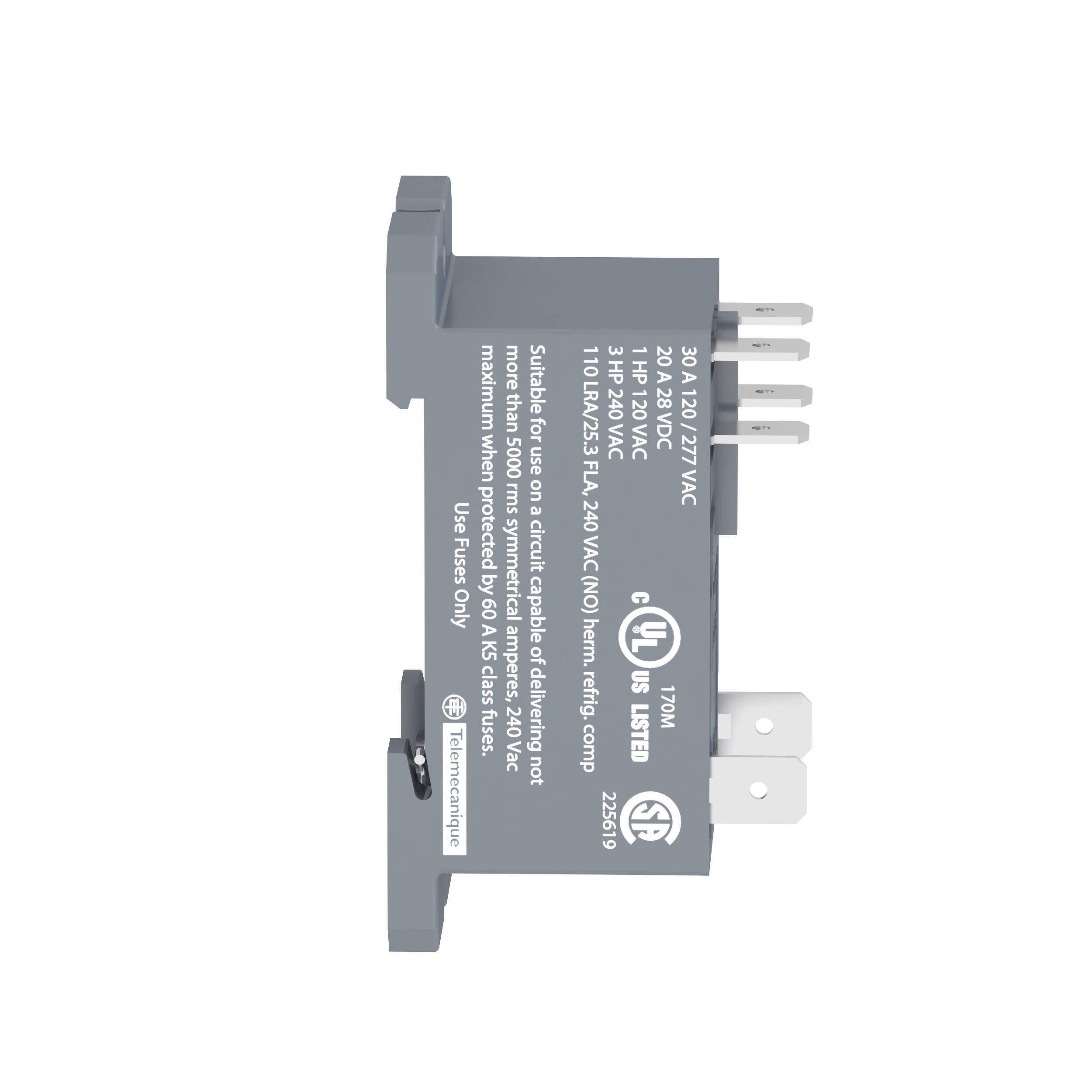RPF2AF7 SQD POWER RELAY 250V 25A 78590157278