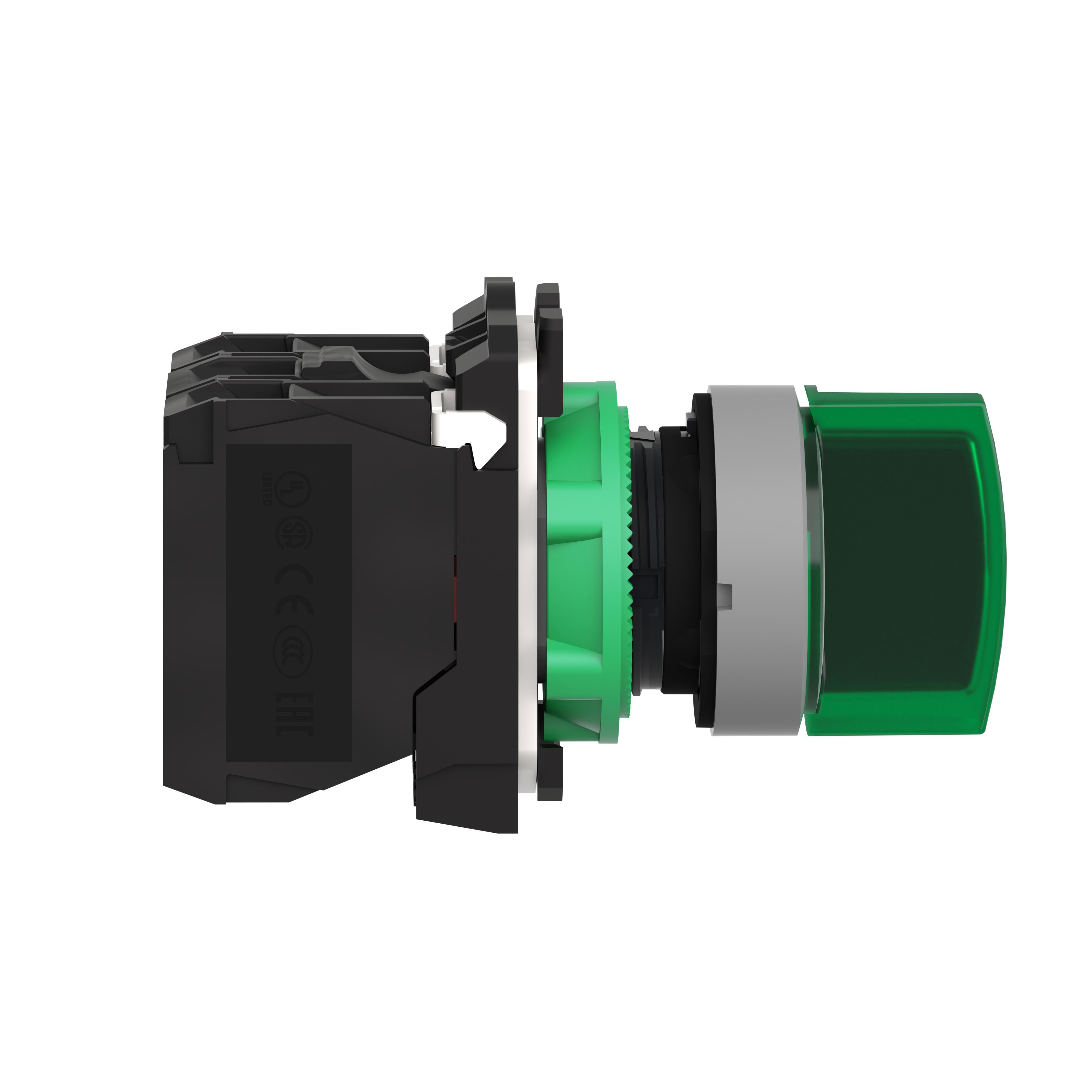 XB5AK133G5C0 SQD GR ILLUM SS 3 POS MNT 120VSC CP GR