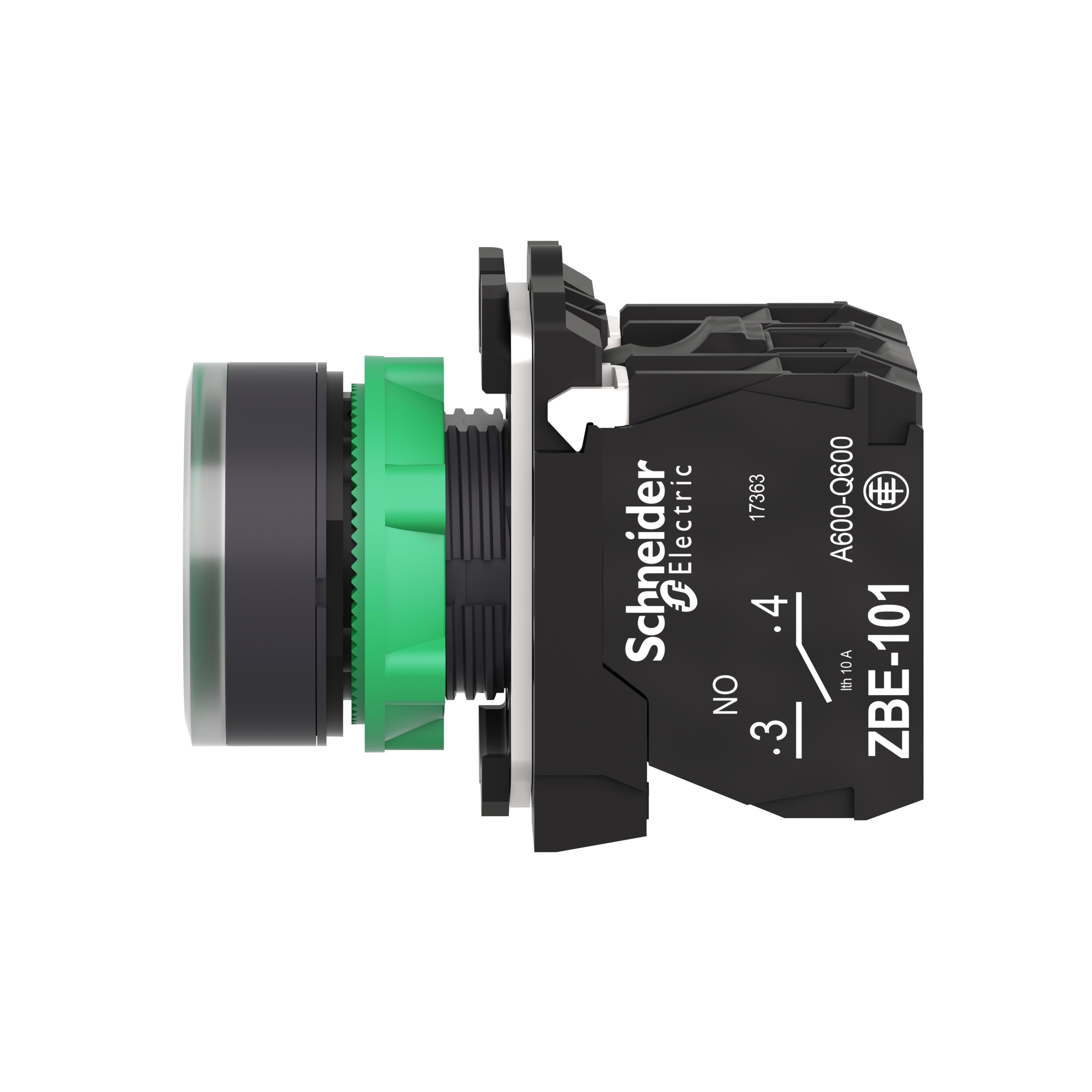XB5AW33G5 SQD PUSHBUTTON LED 120VAC