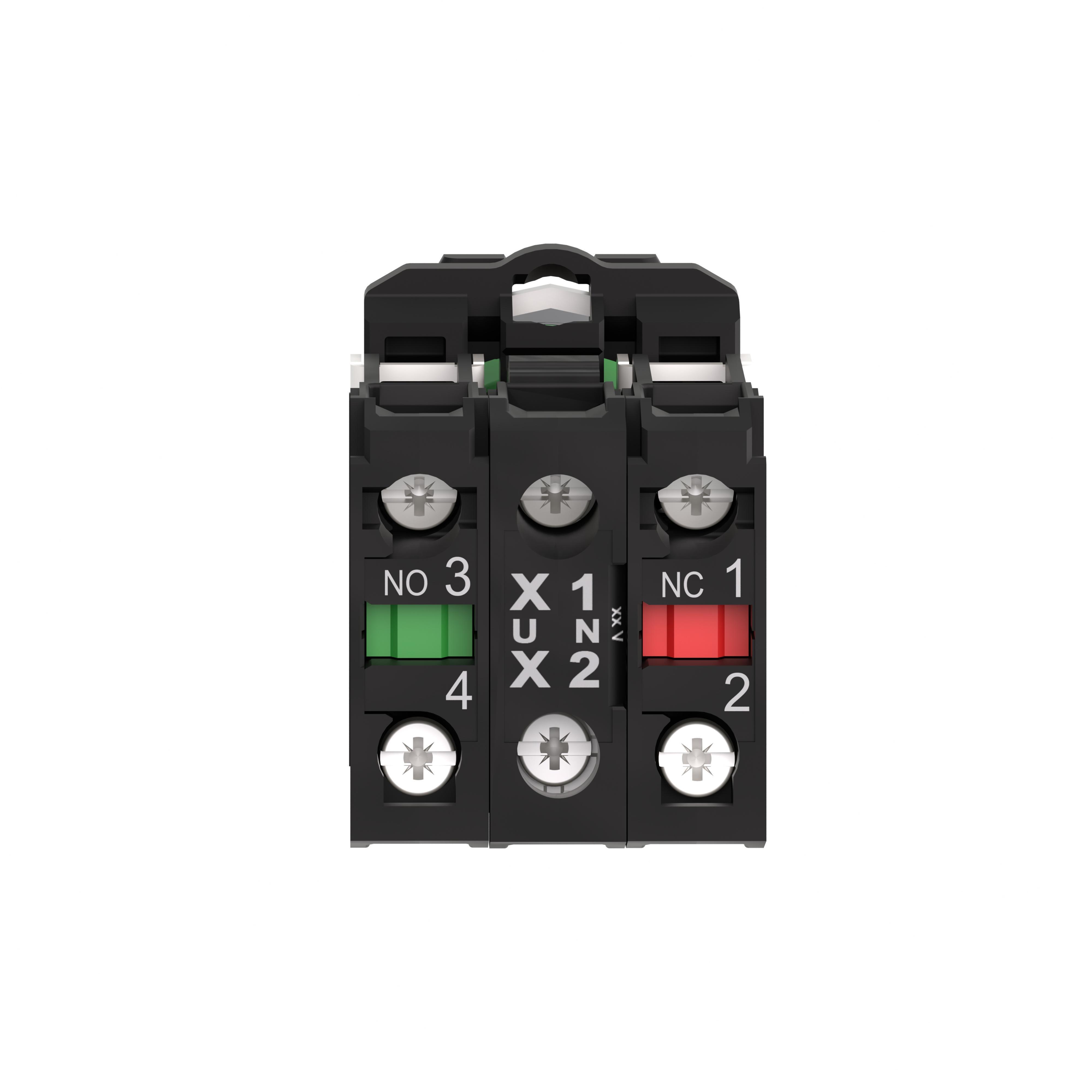 XB5AW33G5 SQD PUSHBUTTON LED 120VAC