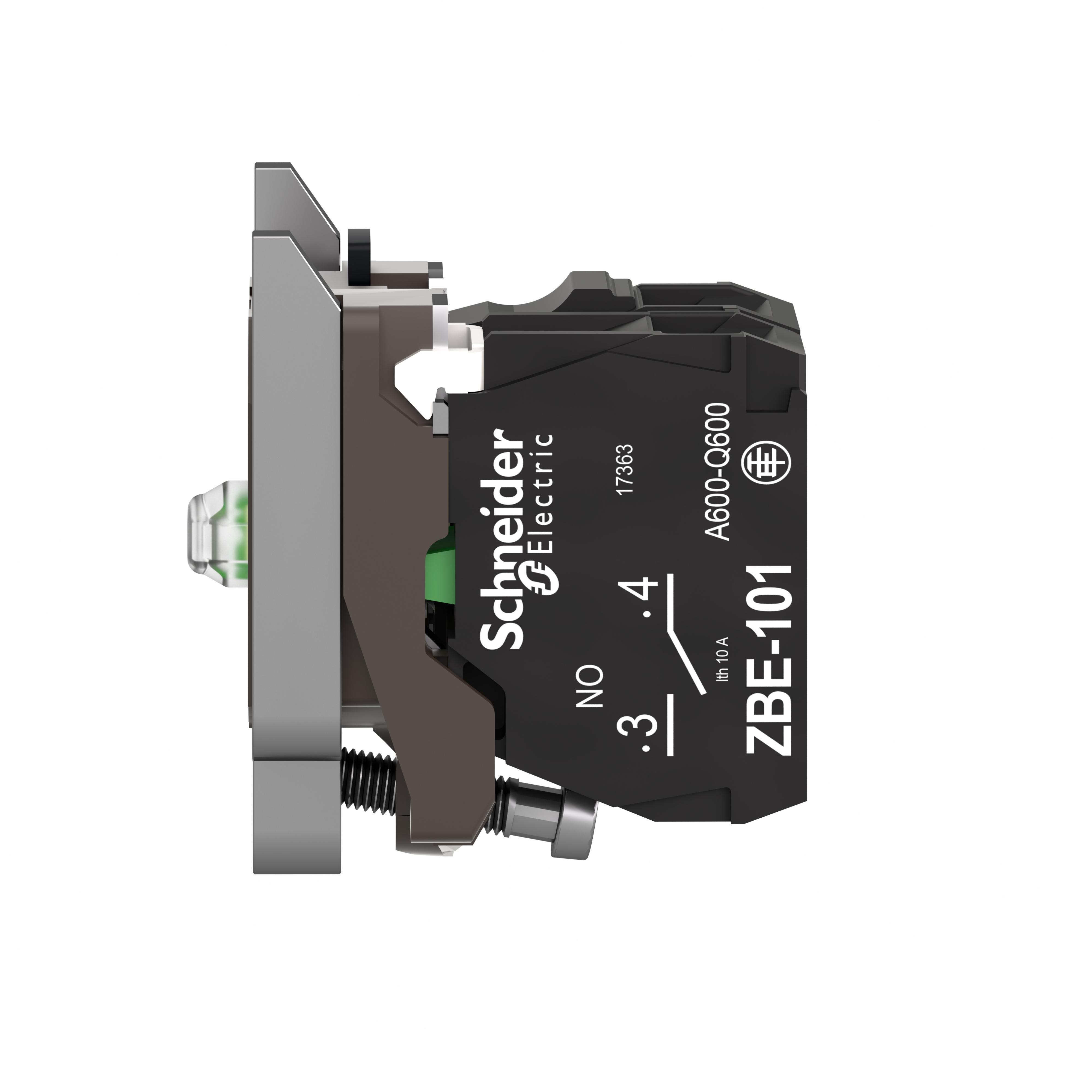 ZB4BW0B11 SQD WHITE 24V PROTECTED