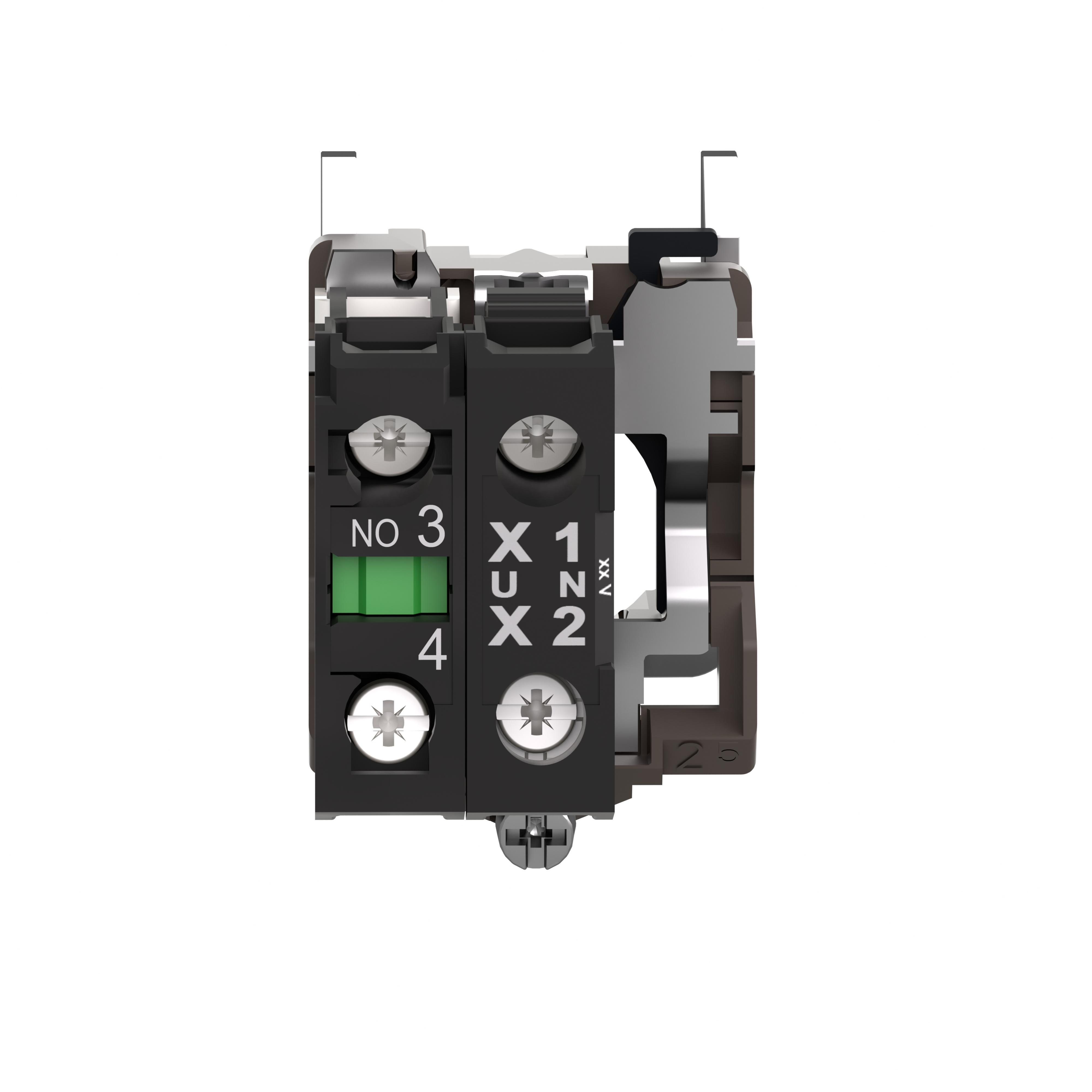 ZB4BW0B11 SQD WHITE 24V PROTECTED