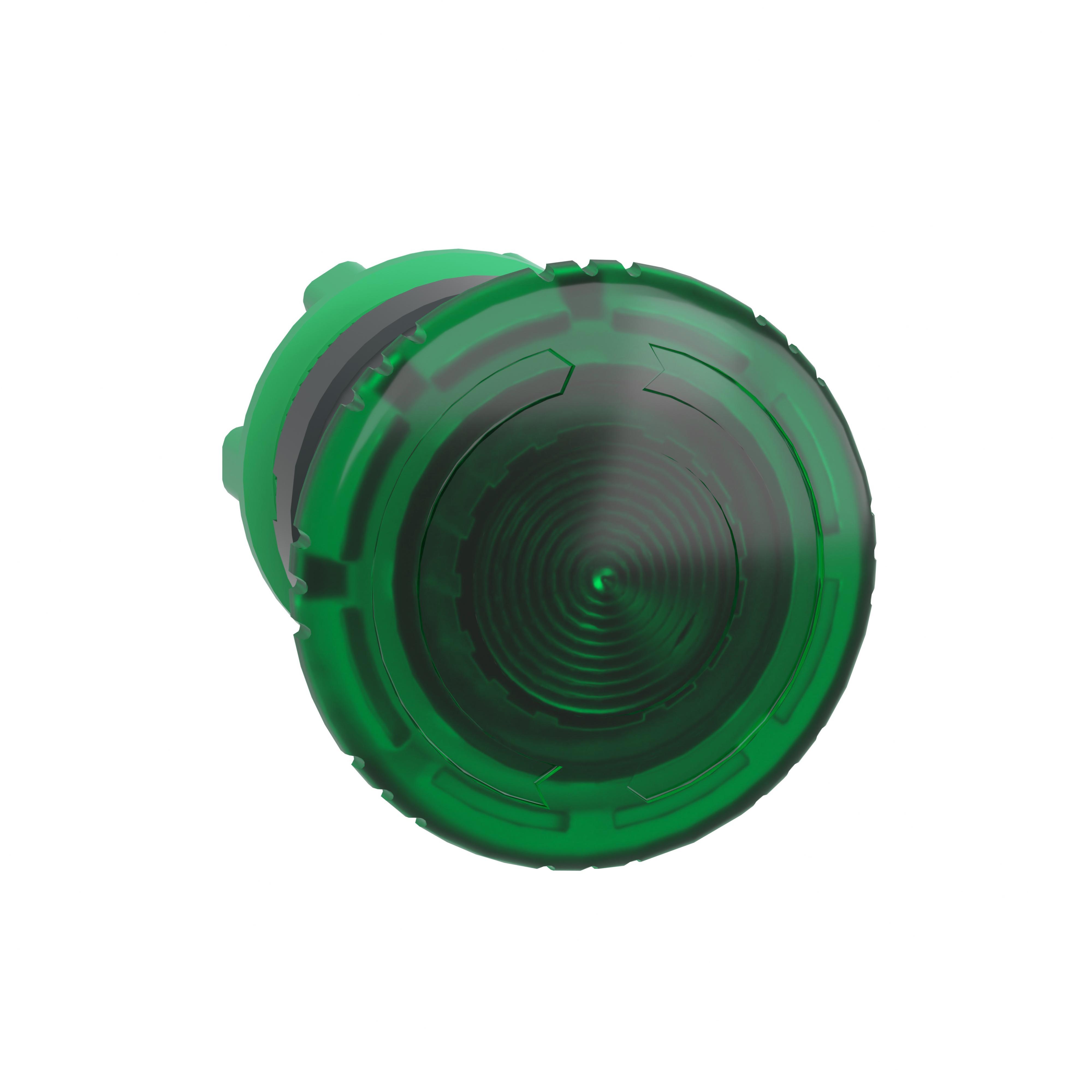 ZB5AW733 SQD GREEN T-T-R 40MM ILLUM MUSHROOM 78590110390