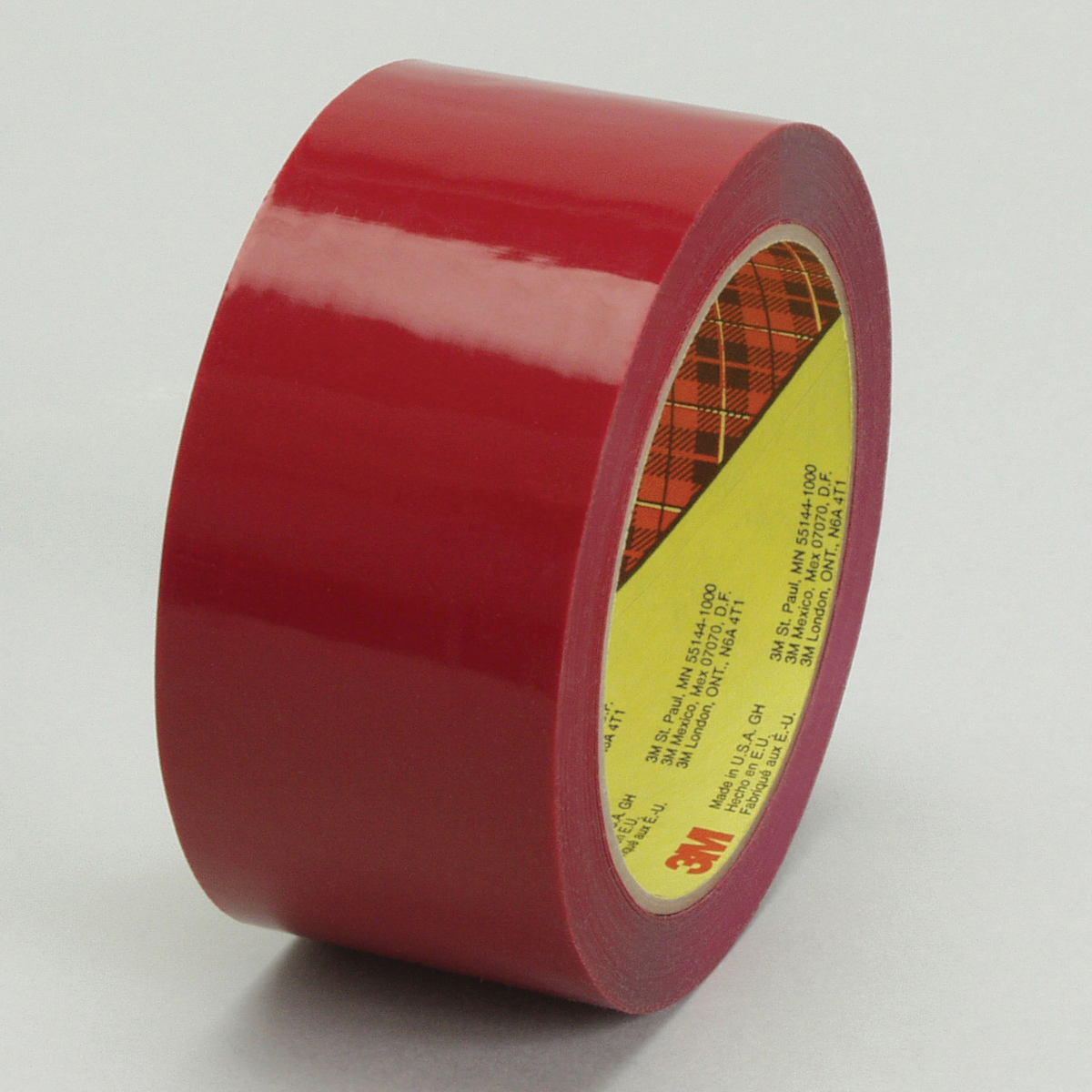 371-Red-48MMX100M 3M SCOTCH BOX SEALING TAPE RED 48 MM X 100 M 02120082881