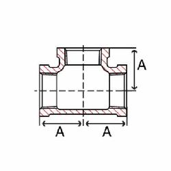 (I) 2-1/2 GALV MALL TEE