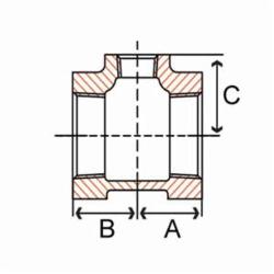 (I) 2X1-1/4X2 CI TEE