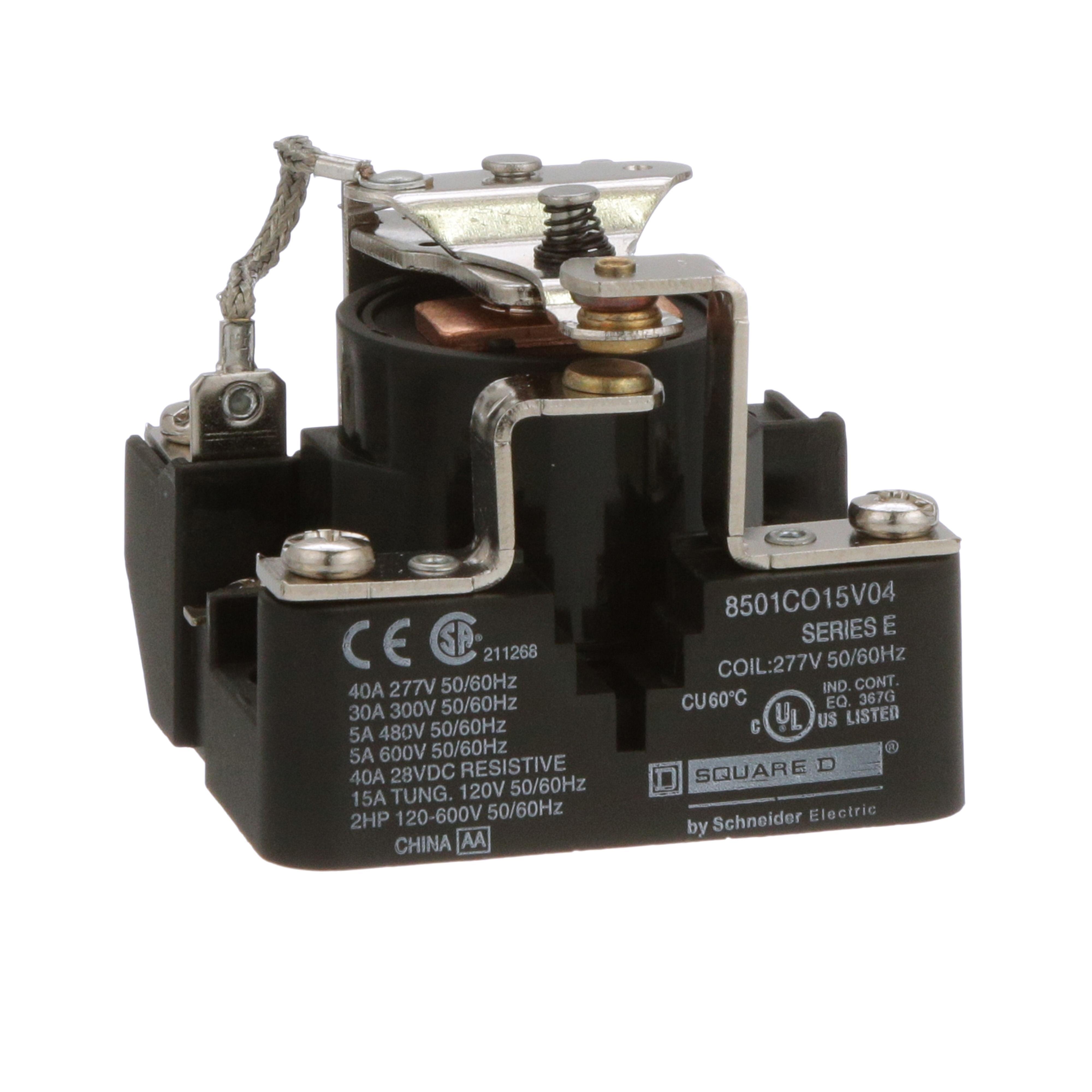 8501CO15V04 SQD RELAY 600VAC 5AMP