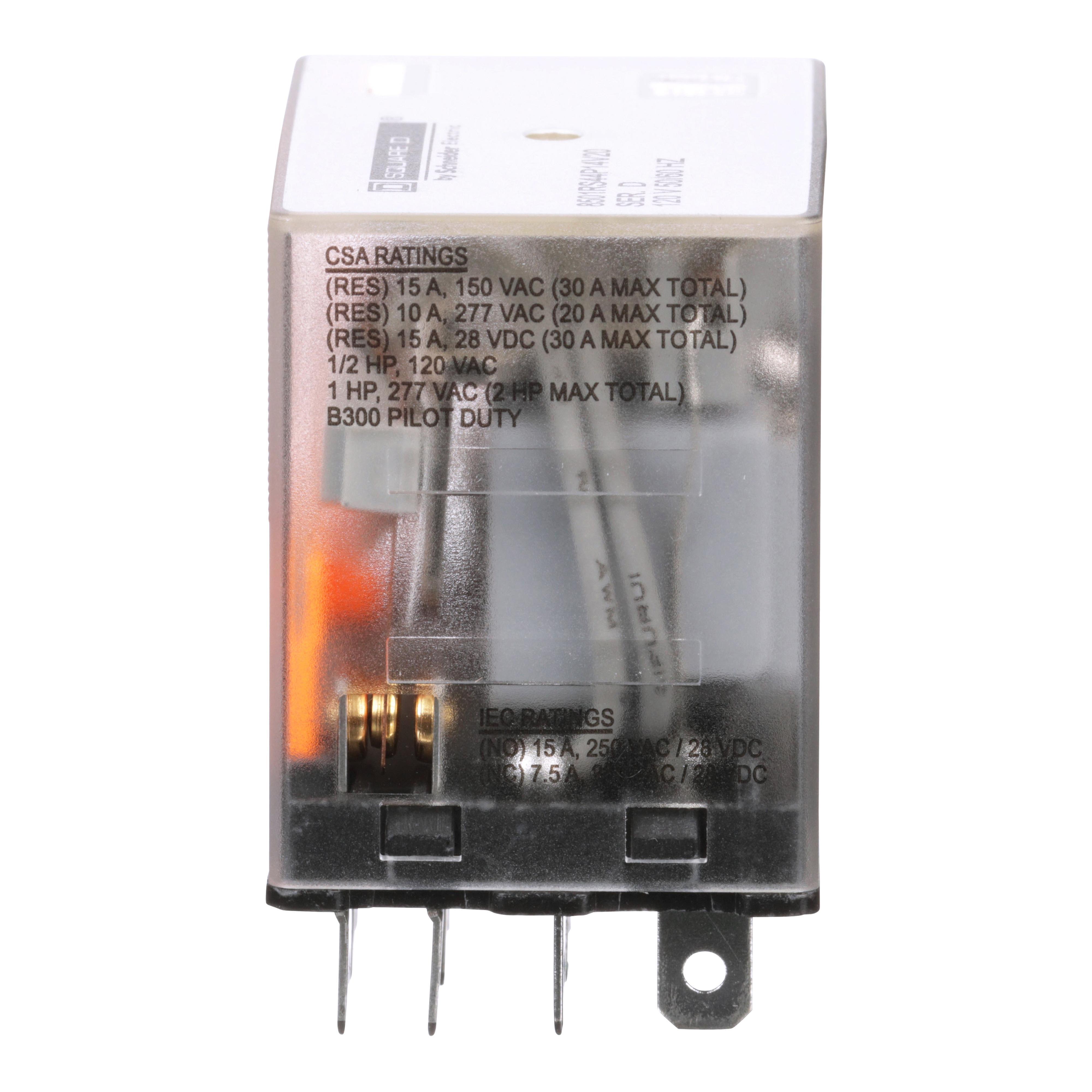 8501RS44P14V20 SQD RELAY 250VAC