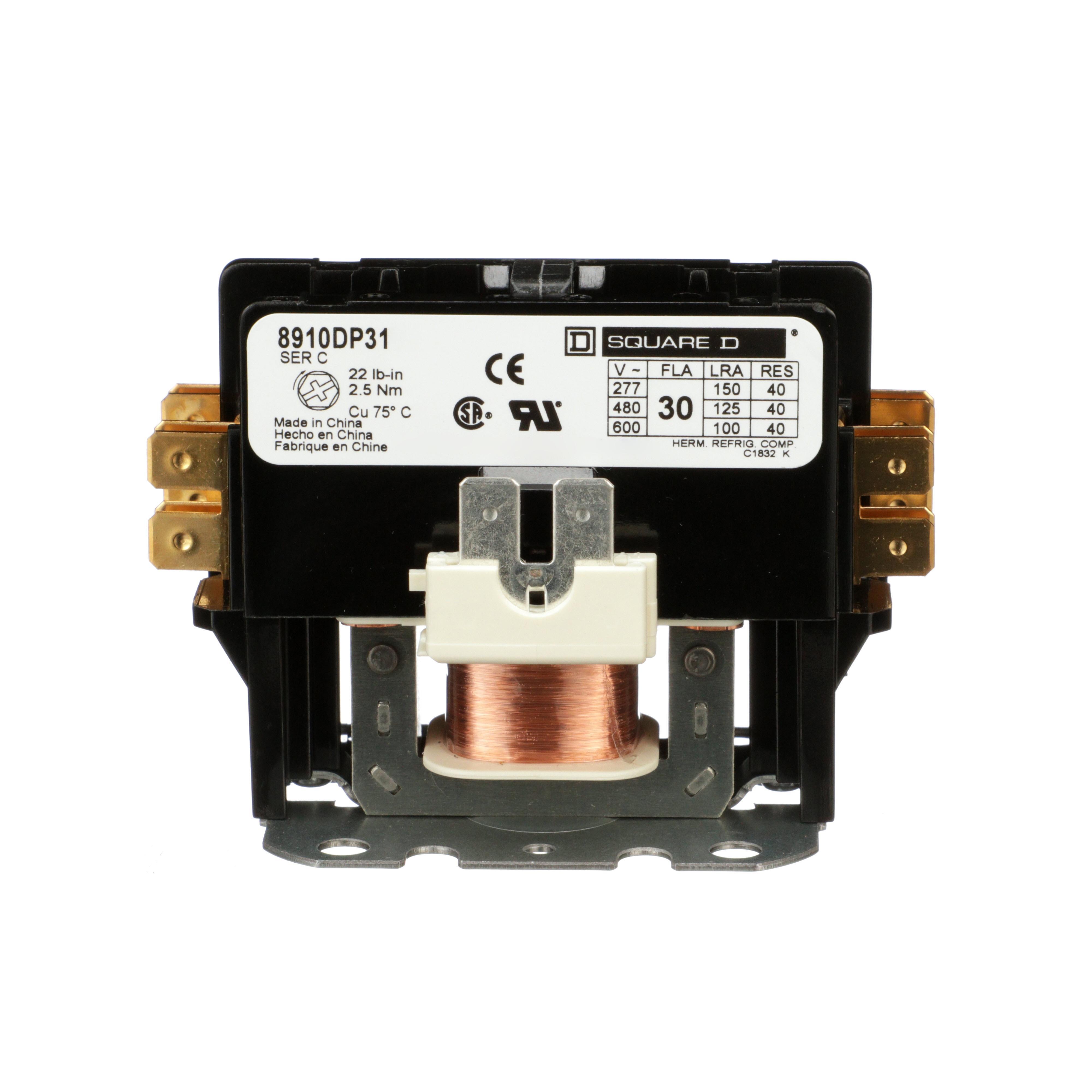 8910DP31V14 SQD CONTACTOR 600VAC