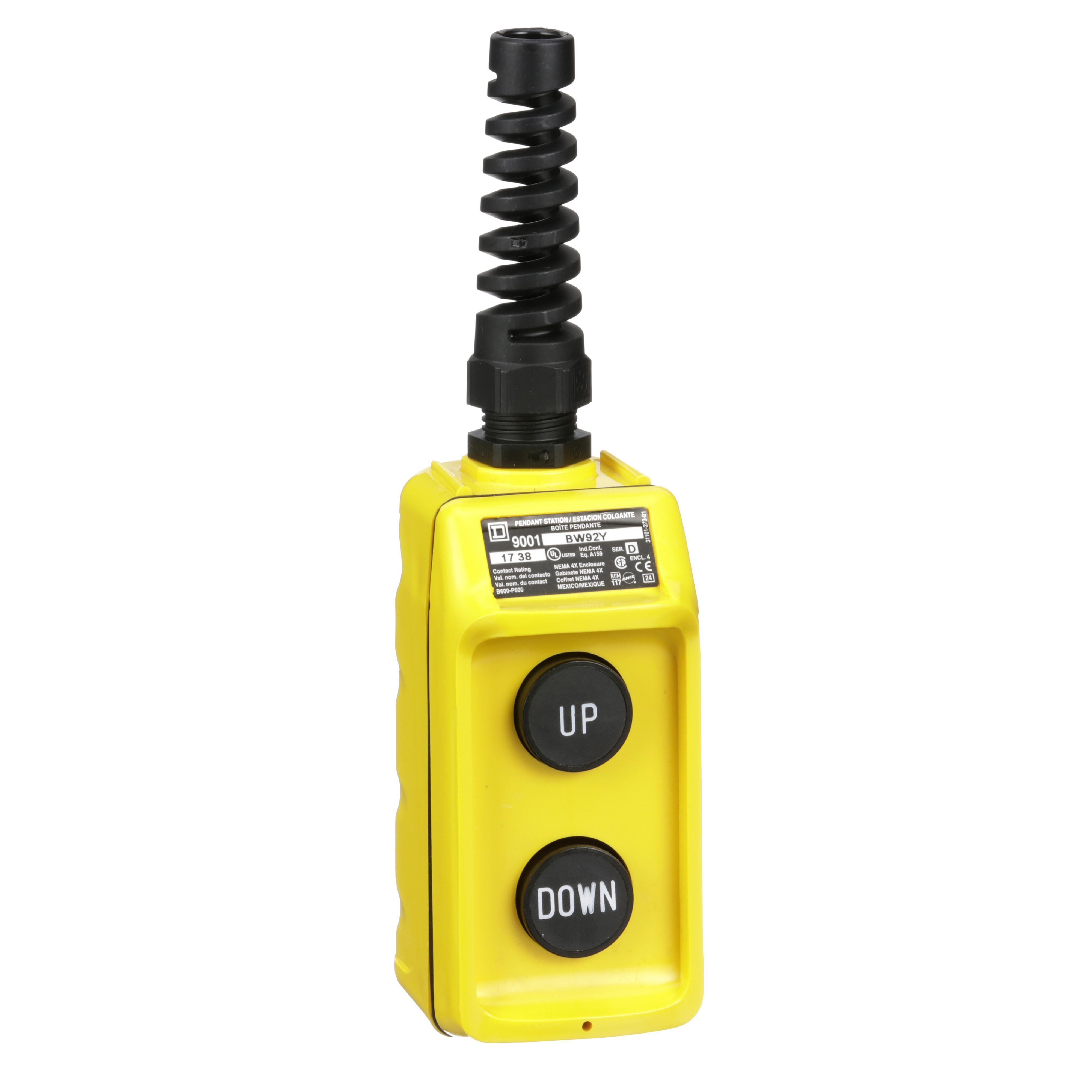 9001BW92Y SQD PENDANT STATION