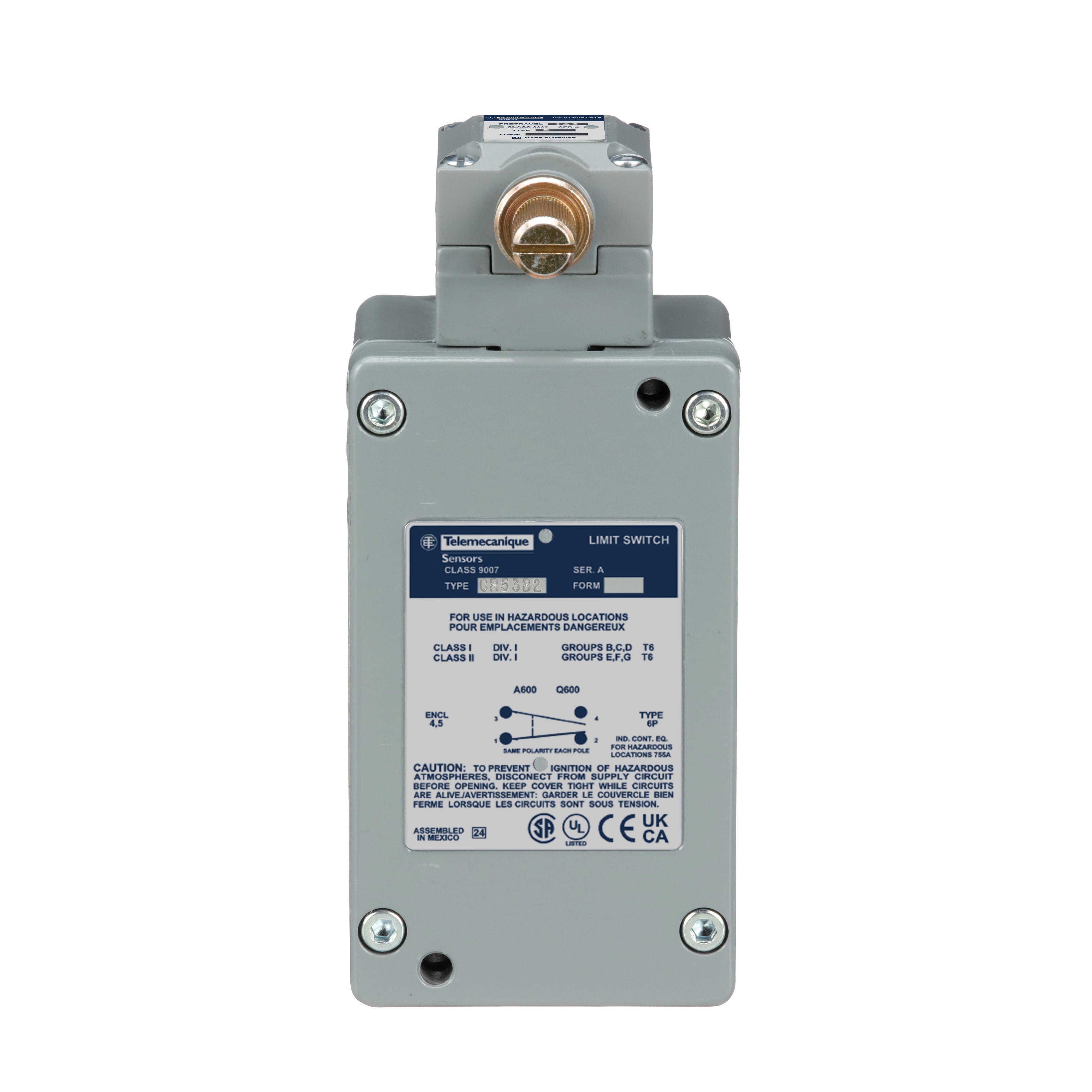 9007CR61B2 TELEMECANIQUE LIMIT SWITCH 600V