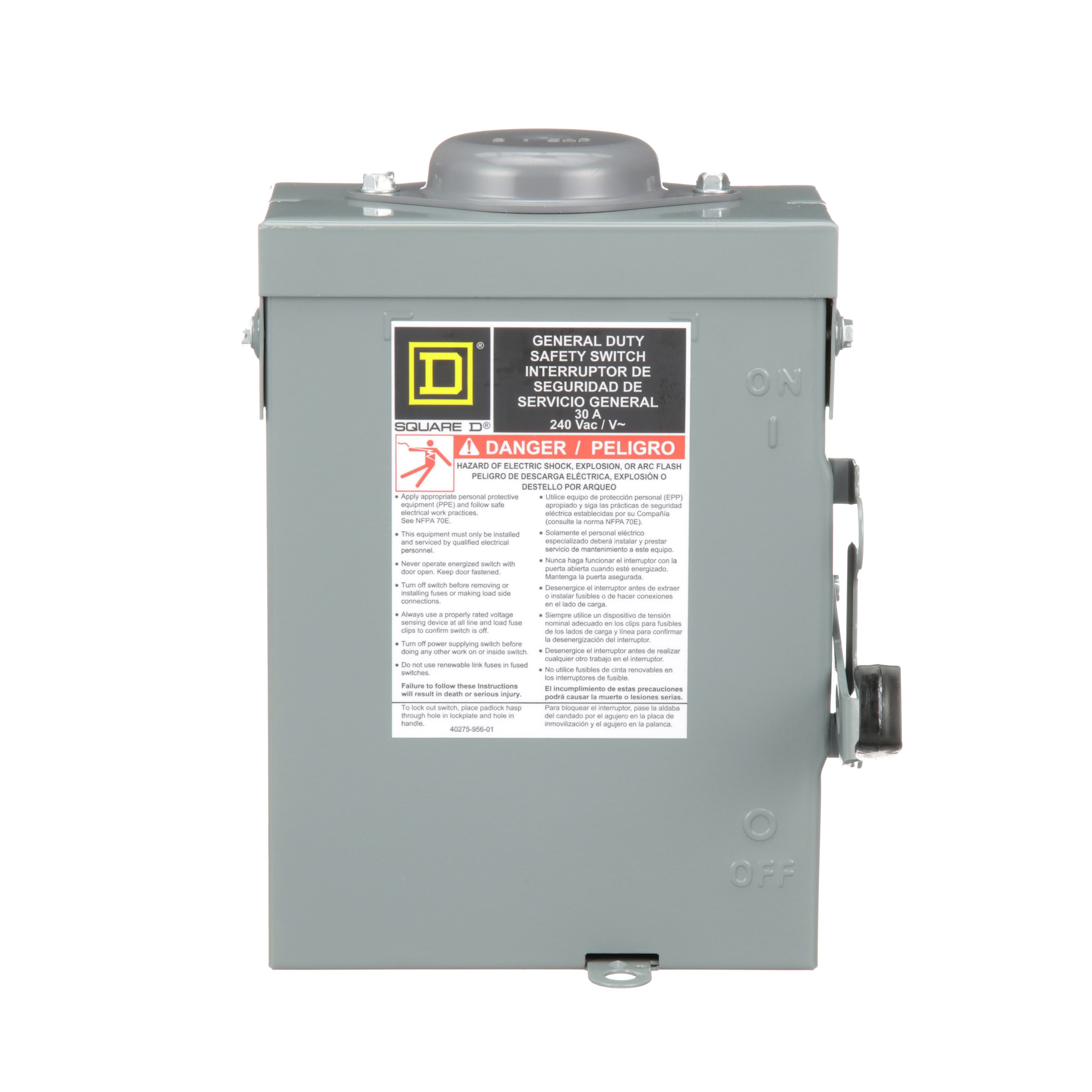 D321NRB SQD SWITCH FUSIBLE GD 240V