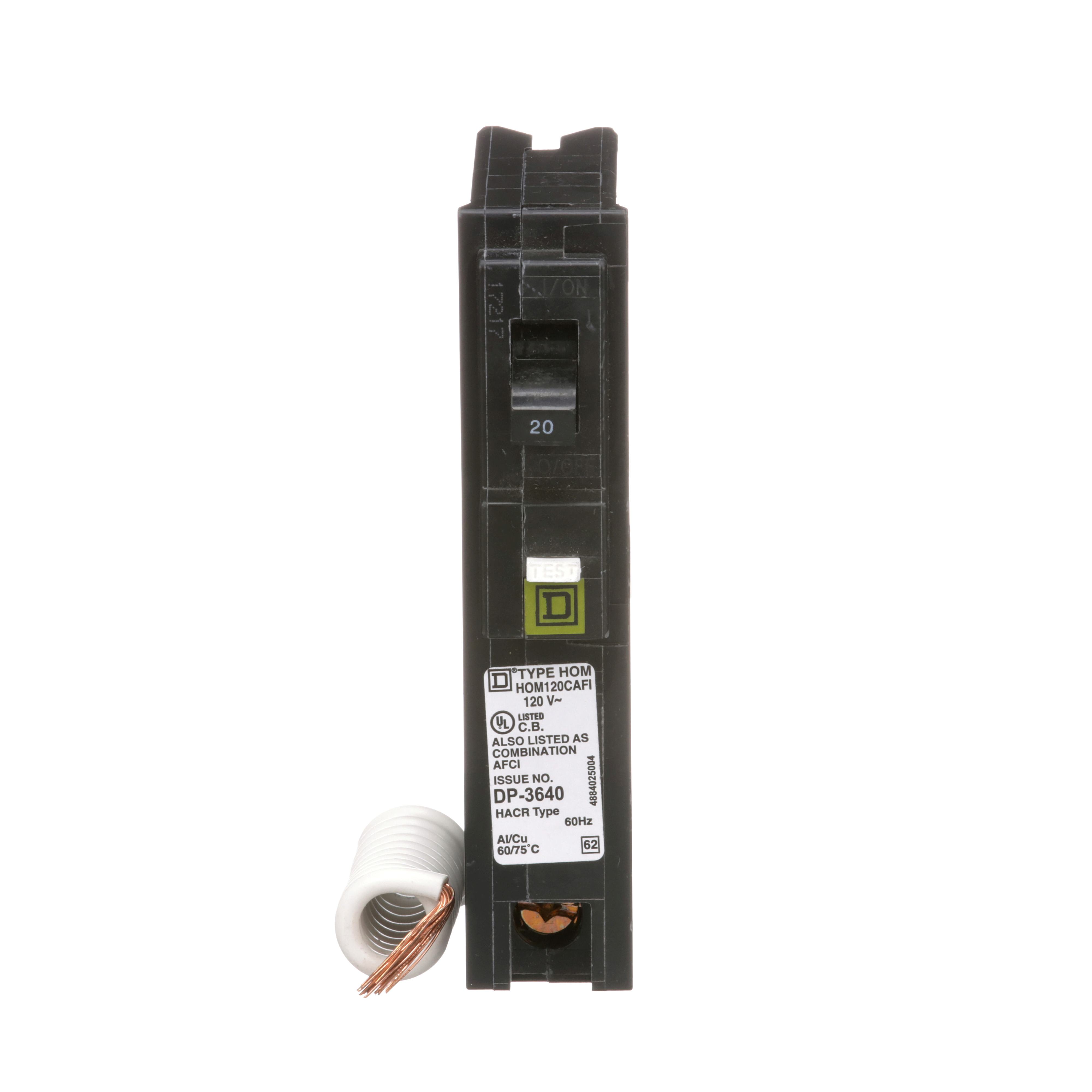 HOM120CAFI SQD MINIATURE CIRCUIT