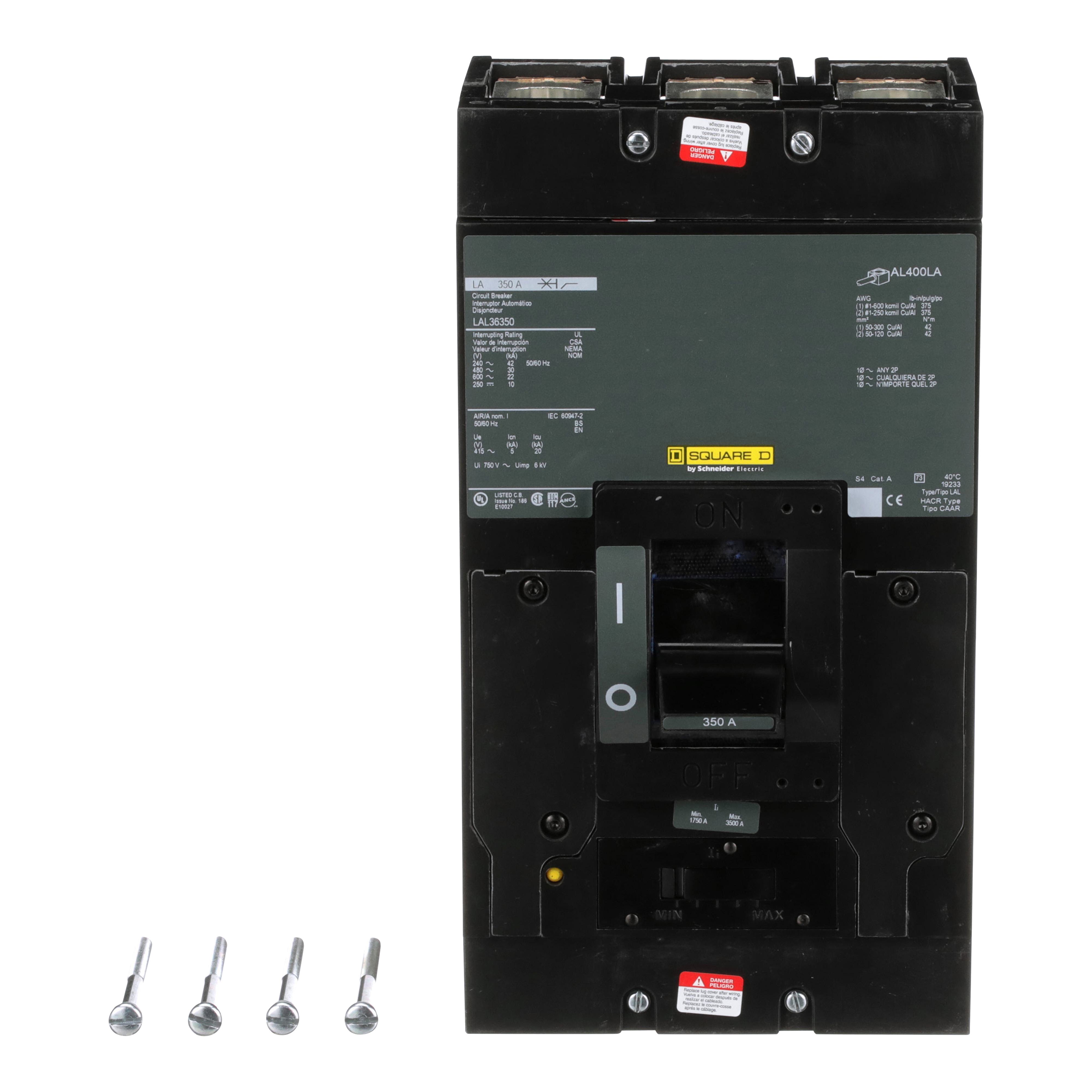 LAL36350 SQD MOLDED CASE CIRCUIT