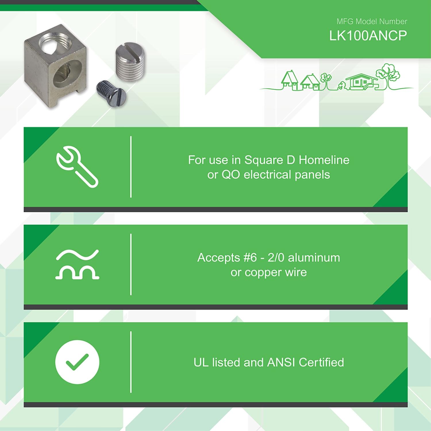 LK100ANCP SQD LOAD CENTER NEUTRAL