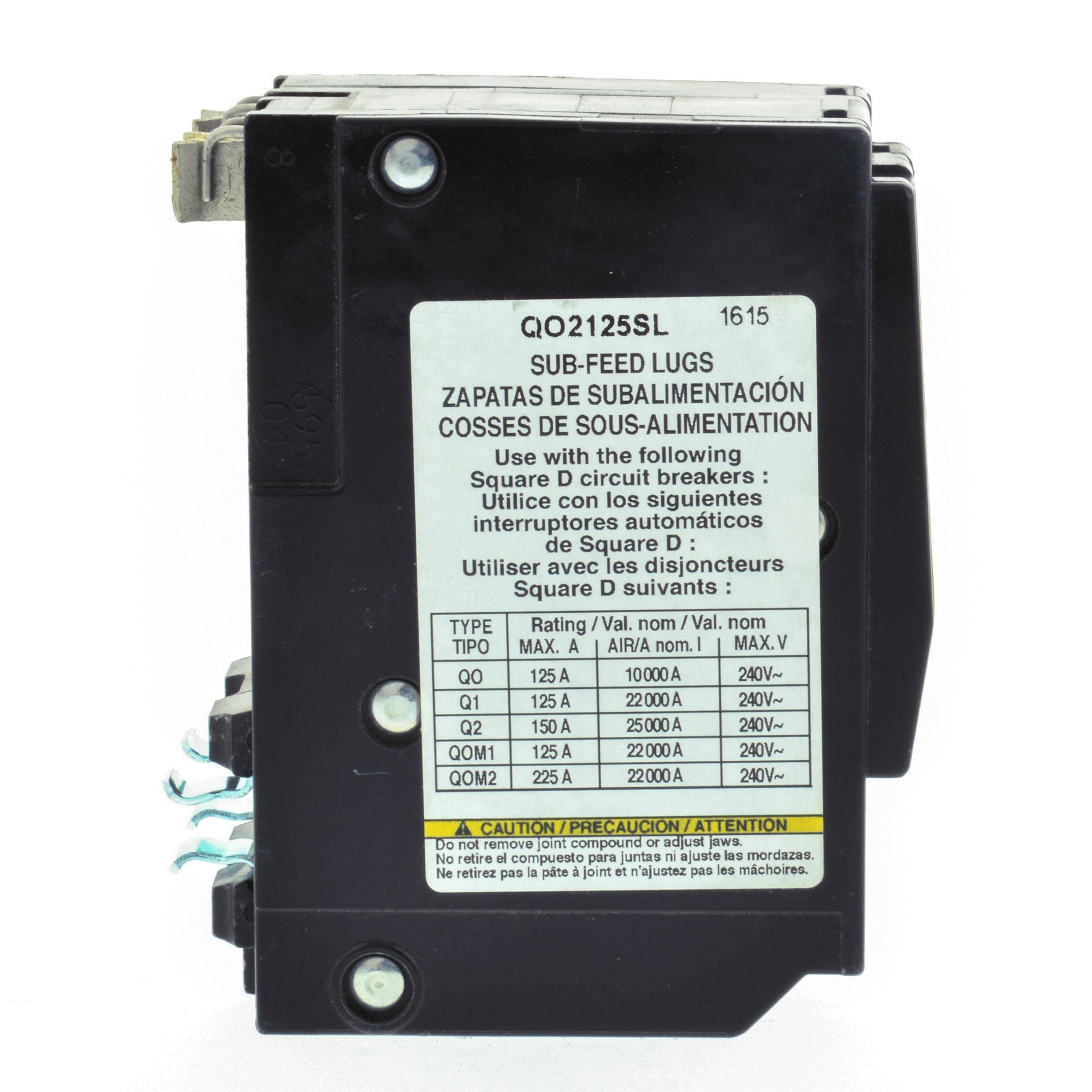 QO2125SL SQD CIRCUIT BREAKER