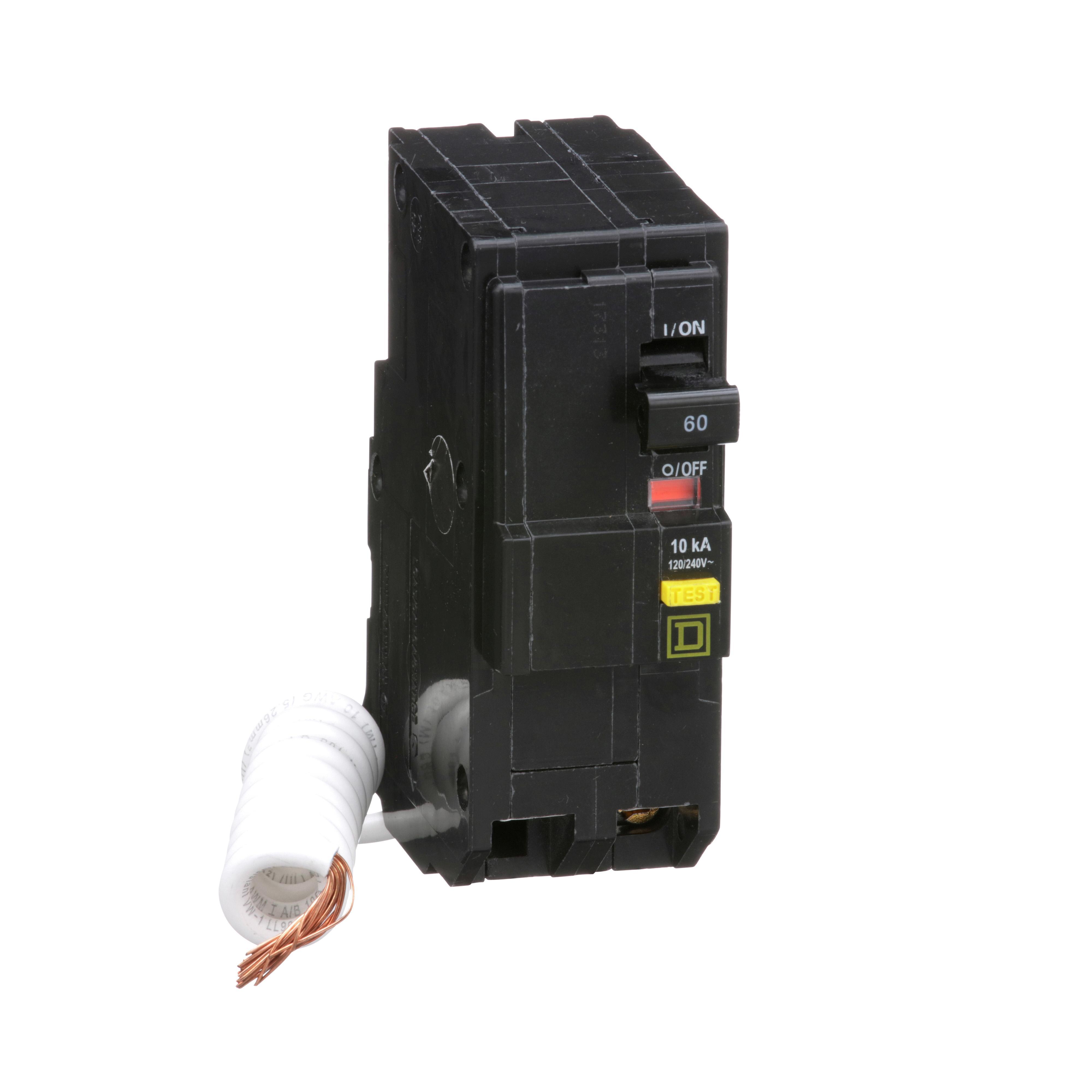 QO260GFI SQD MINIATURE CIRCUIT BREAKER 120/240V 60A NO NEUTRAL CONNECTION