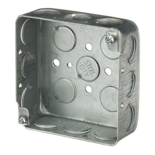 52151-1/2 SC 4IN SQUARE BX STL 21CU 1/2KO..