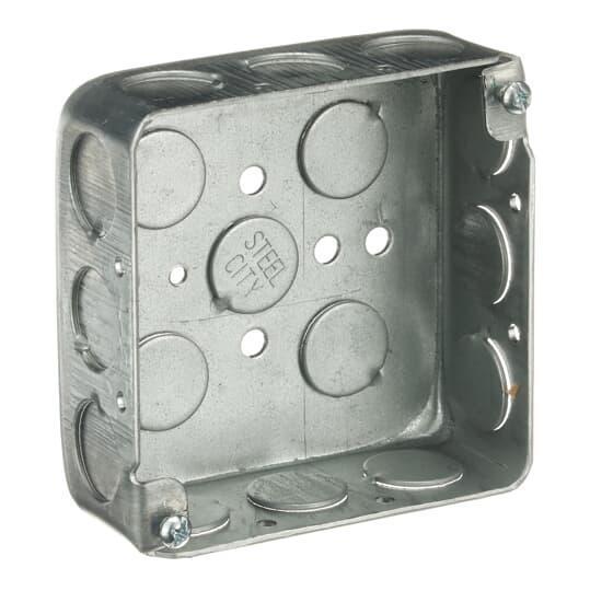 52151-1/2 SC 4IN SQUARE BX STL 21CU 1/2KO..