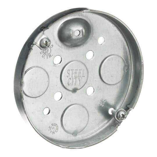56111 STEEL CITY 4 ROUND BOX 1/2 DEEP PANCAKE W/ 1/2 KO'S..