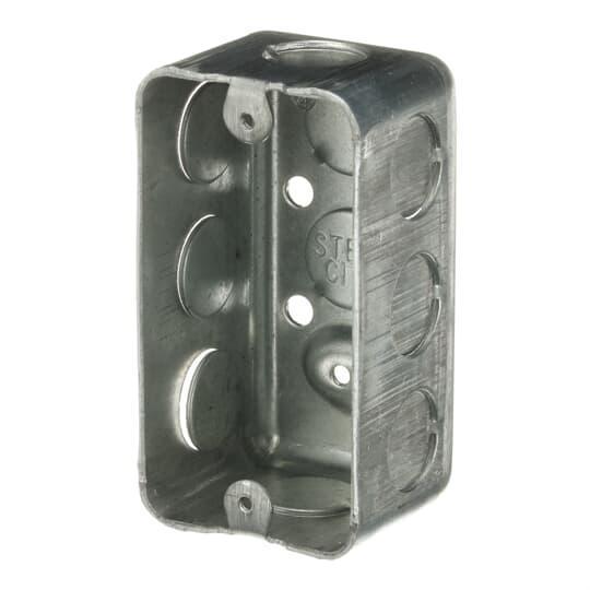 58361-1/2 T&B STEEL UTILITY BOX 1GNG STL 13CU 1/2-KO..