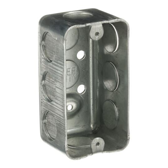 58361-1/2 T&B STEEL UTILITY BOX 1GNG STL 13CU 1/2-KO..