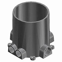 68P T&B P RIGID PVC FLOOR BOX POKE THRUS..