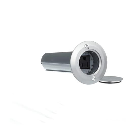E971FADIB-2 CAR-ELE DROP-IN FLOOR BOX W/ALUMINUM COVER