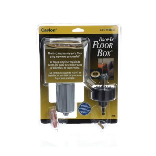 E971FBDI-2 CAR FLOOR BOX W/BRASS COVER 180P 1G 11.8CUIN 2.25DIA 7.02IN DEEP
