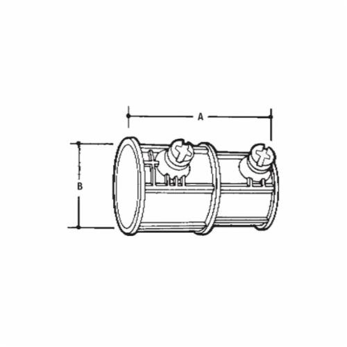 HT 223 T&B ZINC SET SCREW COUPLING 78599142035..