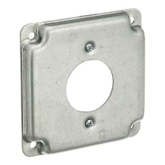 RS-4 SC STEEL COVER USE 4-WIRE TWST-LK SGL RCPT..