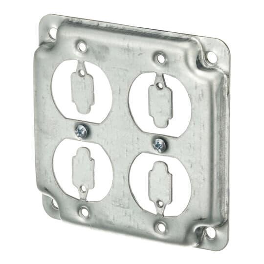 RS-8 T&B STEEL COVER 4SQ SURF 5CU 2DUPLEX 1/2IN RSD..
