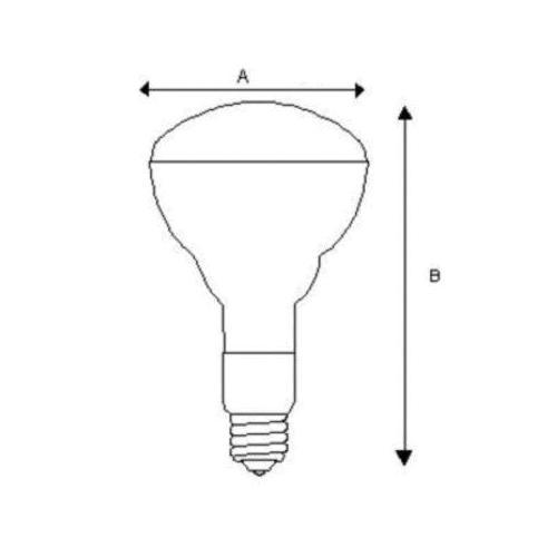 250BR40/1-120V SYLVANIA 14664 INCANDESCENT BR40 INFRARED REFLECTOR LAMP CLEAR FINISH MEDIUM BRASS BASE 250WATT 120VOLT