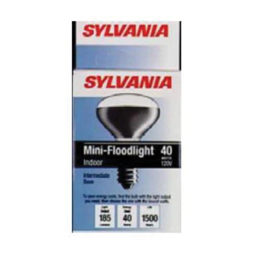 40R14/INT/BL/6 SYL 40W R14 120V 14820 Intermediate Mini Flood