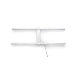 LEDRTROFF2L027UNVD83522WH 75277 SYLVANIA 2 LAMP, 3000 LUMENS, 3500K TROFFER RETROFIT KIT FOR 2X2 FLUORESCENT LUMINAIRES. UNIVERSAL INPUT VOLTAGE , DIMMABLE USING 0 10VDC. 04613575277