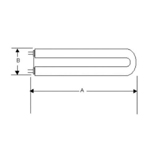 FB40/CWX/6 SYL 40W T12 COOL WHT 24004 Flr 6" U-Lamp