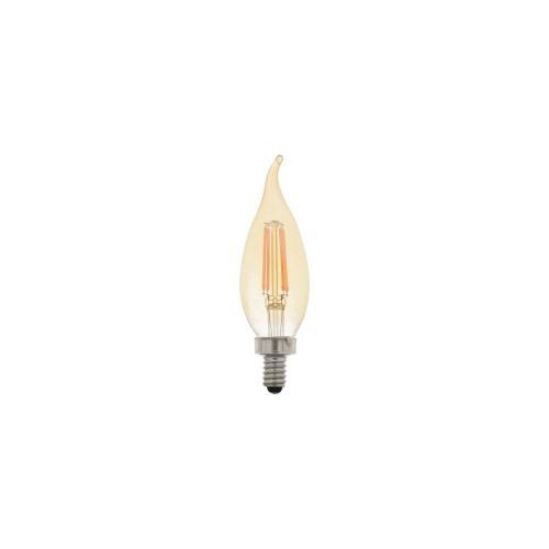 LED3.5B10CBENTDIM822VINRP/79582 SYLVANIA LED B10, 3.5W DIMMABLE, 80CRI, 360 LUMEN, 2200K, 15000 LIFE , AMBER FINISH