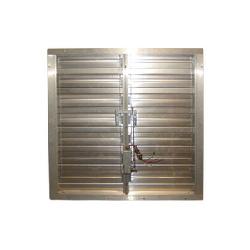 CESM48 TPI 48" MOTORIZED SUPPLY AIR INTAKE SHUTTER. ROUGH OPENING 48" X 48" OVERALL SIZE 51" X 51".