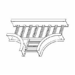 THOMAS & BETTS AHF412SHT24H AL FIT 4IN 12W SOL HOR. T 24R