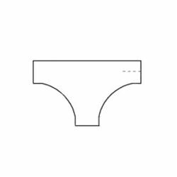 THOMAS & BETTS AHF412SHT24H AL FIT 4IN 12W SOL HOR. T 24R