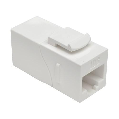 N235-001-WH-6AD TRIPPLITE-WABER WHT CAT6A UTP 90D SNAP-IN CPLR