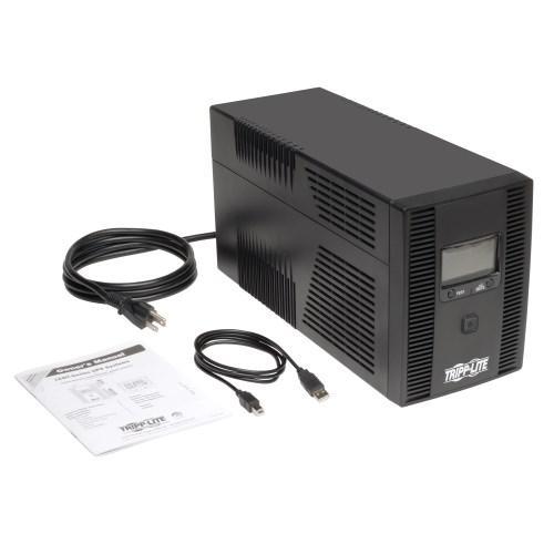 SMART1500LCDT TRIPP LITE SMARTPRO UPS, LCD, 120V, 50/60HZ, 1500VA, 900W, LINE-INTERACTIVE, AVR, TOWE SMART1500LCDT