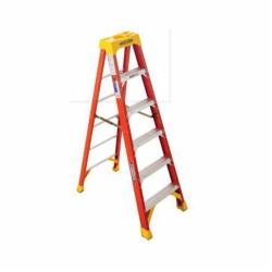 6206 WERNER 6FT FIBERGLASS STEPLADDER TYPE 1A 300LB LOAD CAPACITY