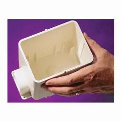 880MP WALKER NONMETALLIC RECTANGULAR FLOOR BOX 1-GANG..