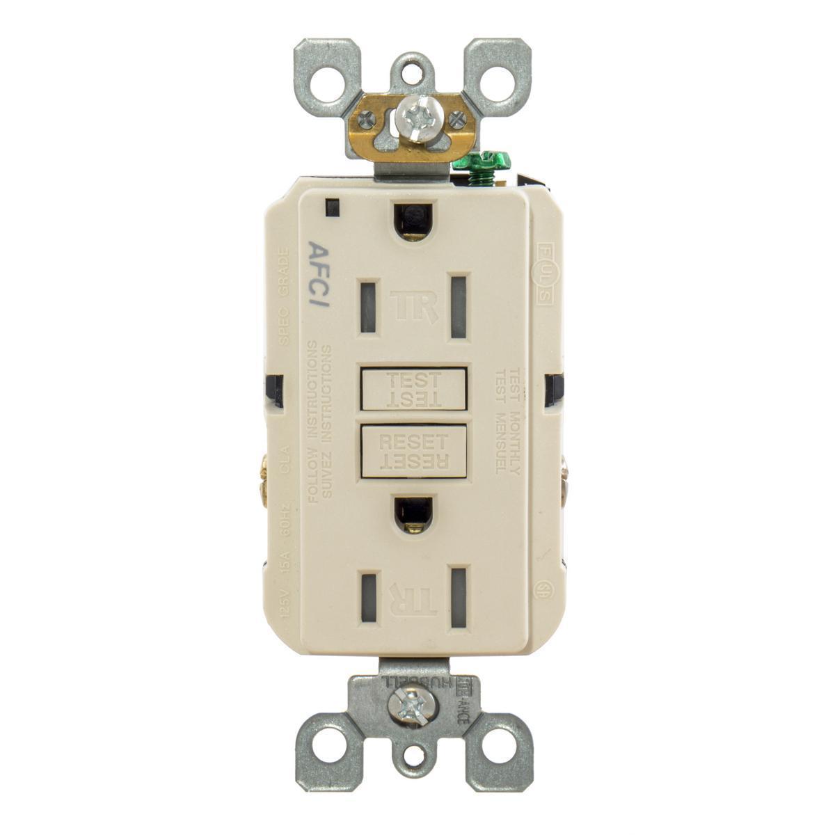 WIRING AFR15TRLA 15A ARC FAULT TR RECEPTACLE LA