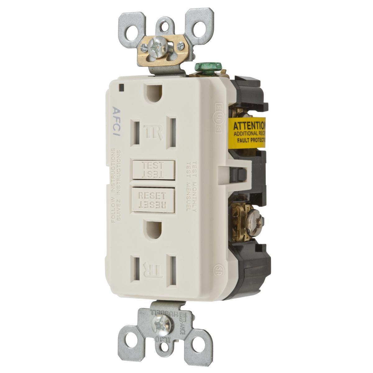 WIRING AFR15TRLA 15A ARC FAULT TR RECEPTACLE LA