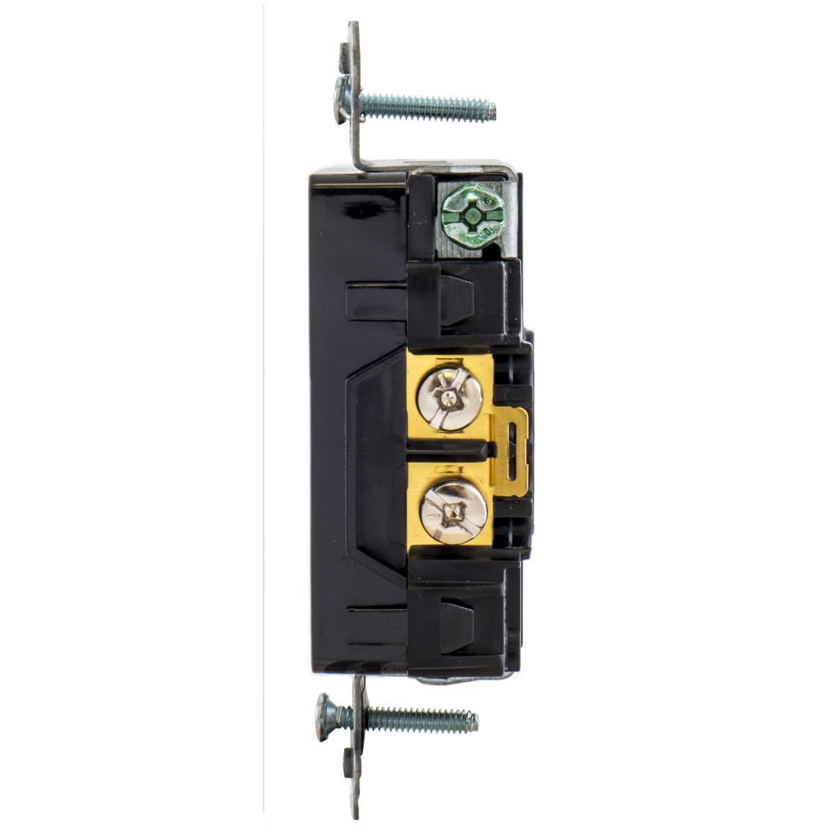 DR20BLK HUBBELL DECO RCPT, COMM GRD, 20A 125V, 5-20R, BK 78358512791..